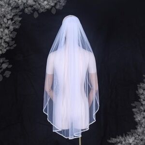 Elegant White Bridal Veil